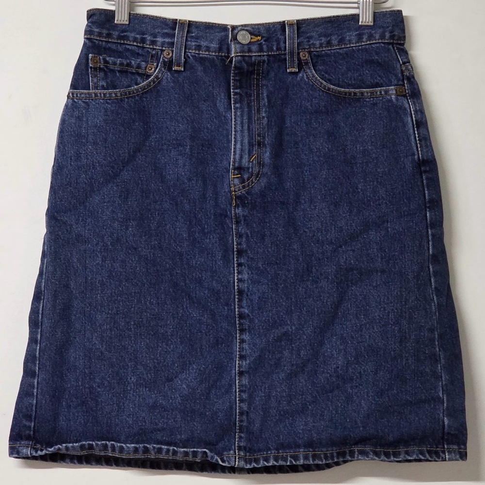 Levis Vintage Red Tab Denim A Line Mini Skirt